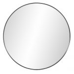 Homeroots - 36" Black Round Framed Accent Mirror - Image 7