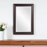 Homeroots - 33" Bronze Wood Accent Mirror
