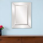 Homeroots - 24" Clear Beveled Edge Frame Accent Mirror