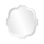 Homeroots - 16" Gray Abstract Unframed Accent Mirror - Image 2