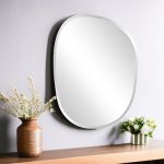 Homeroots - 24" Abstract Unframed Accent Mirror