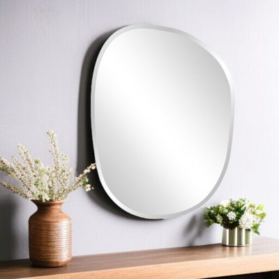 Homeroots - 24" Abstract Unframed Accent Mirror