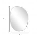 Homeroots - 24" Abstract Unframed Accent Mirror - Image 8
