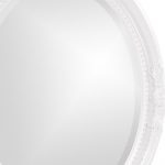 Homeroots - Oval Mirror In A Glossy White Wood Frame - Image 6