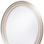 Homeroots - 33" Silver Oval Framed Accent Mirror - Image 8