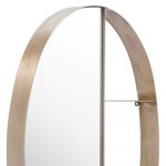 Homeroots - 34" Bronze Oval Steel Framed Accent Mirror - Image 6
