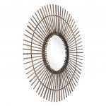 Homeroots - Gold Tribal Round Mirror - Image 3