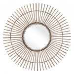 Homeroots - Gold Tribal Round Mirror - Image 5