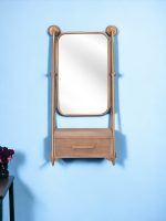 Homeroots - 36" Gold Steel Framed Accent Mirror - Image 2