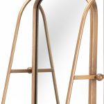 Homeroots - 36" Gold Steel Framed Accent Mirror - Image 8