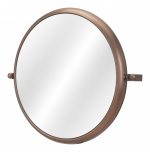Homeroots - Industrial Gold Round Mirror - Image 3
