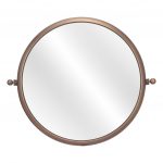 Homeroots - Industrial Gold Round Mirror - Image 8