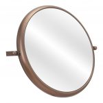 Homeroots - Industrial Gold Round Mirror - Image 6