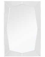 Homeroots - 36" Clear Glass Framed Accent Mirror