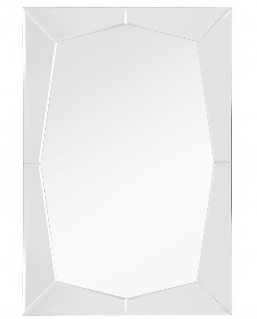 Homeroots - 36" Clear Glass Framed Accent Mirror
