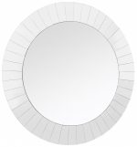 Homeroots - 35" Clear Round Glass Framed Accent Mirror - Image 2