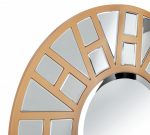 Homeroots - 32" Gold Round Metal Framed Accent Mirror - Image 7