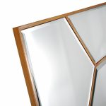 Homeroots - 35" Gold Square Metal Framed Accent Mirror - Image 6