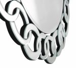 Homeroots - 39" Clear Round Glass Framed Accent Mirror - Image 9