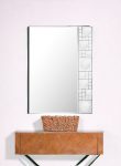 Homeroots - 38" Clear Glass Framed Accent Mirror