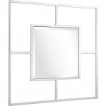 Homeroots - 32" Silver Square Metal Framed Accent Mirror - Image 3
