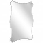 Homeroots - 32" Silver Novelty Glass Framed Accent Mirror - Image 3