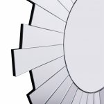 Homeroots - 30" Clear Sunburst Framed Accent Mirror - Image 5