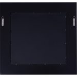 Homeroots - 28" Clear Square Glass Framed Accent Mirror - Image 6