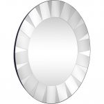 Homeroots - 30" Clear Round Glass Framed Accent Mirror - Image 3