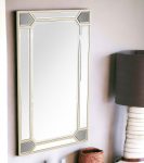 Homeroots - 43" Silver Metal Framed Accent Mirror