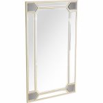 Homeroots - 43" Silver Metal Framed Accent Mirror