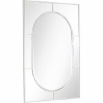 Homeroots - 48" Silver Metal Framed Accent Mirror - Image 3