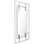 Homeroots - 42" Silver Metal Framed Accent Mirror - Image 4