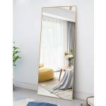 Homeroots - 47" Gold Metal Accent Mirror - Image 6