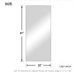 Homeroots - 47" Silver Metal Accent Mirror - Image 5