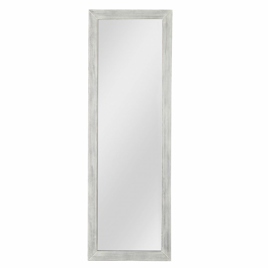 Homeroots - Brushed White Wooden Mirror