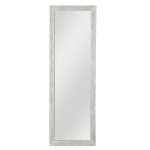 Homeroots - Brushed White Wooden Mirror