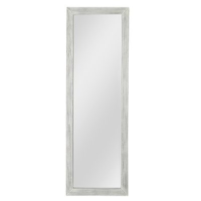 Homeroots - Brushed White Wooden Mirror