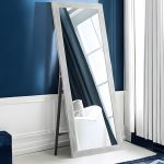 Homeroots - Brushed White Wooden Mirror - Image 2