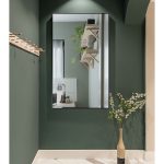 Homeroots - Jumbo Minimal Black Bathroom Vanity Mirror - Image 7