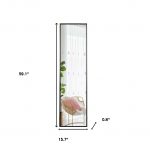 Homeroots - 59" Black Metal Framed Freestanding Standing Mirror - Image 5