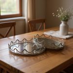 Homeroots - Set of Two Gold Round Ornate Framed Accent Mirrors - Image 2