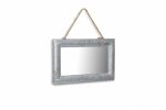 Homeroots - 9" Silver Metal Framed Accent Mirror - Image 3