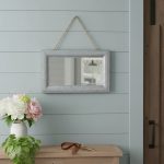 Homeroots - 9" Silver Metal Framed Accent Mirror