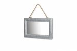 Homeroots - 9" Silver Metal Framed Accent Mirror - Image 6