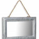 Homeroots - 9" Silver Metal Framed Accent Mirror - Image 7