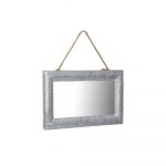 Homeroots - 9" Silver Metal Framed Accent Mirror - Image 2