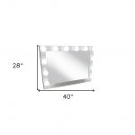 Homeroots - 28" White Wood Framed Accent Mirror - Image 9