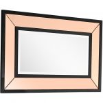 Homeroots - 26" Rose Gold Wood Framed Accent Mirror - Image 3
