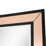 Homeroots - 26" Rose Gold Wood Framed Accent Mirror - Image 6